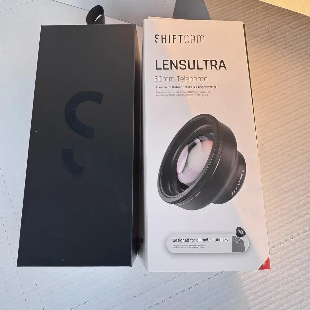 ShiftCam LensUltra 60mm Telephoto Lens 2x Mobile Phone Camera Open Box